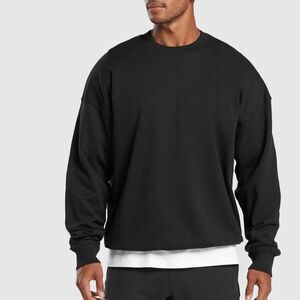 Gymshark Rest Day Essential Crew Size Medium Black NWT in Packaging